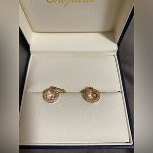 Chopard Gold and Silver Earrings